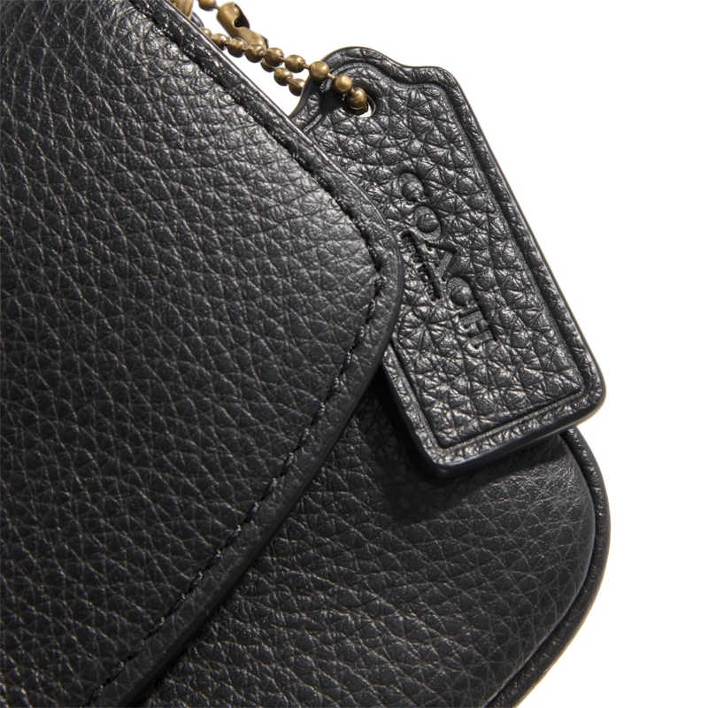 Coach Crossbody Bag Refined Pebble Leather Cassie Crossbody 17 Black(Image 5)
