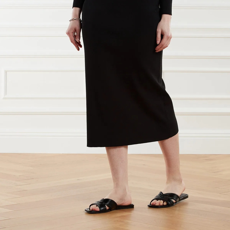 Zadig & Voltaire Claquettes Azora Mule Vintage Patent Noir(Image 2)