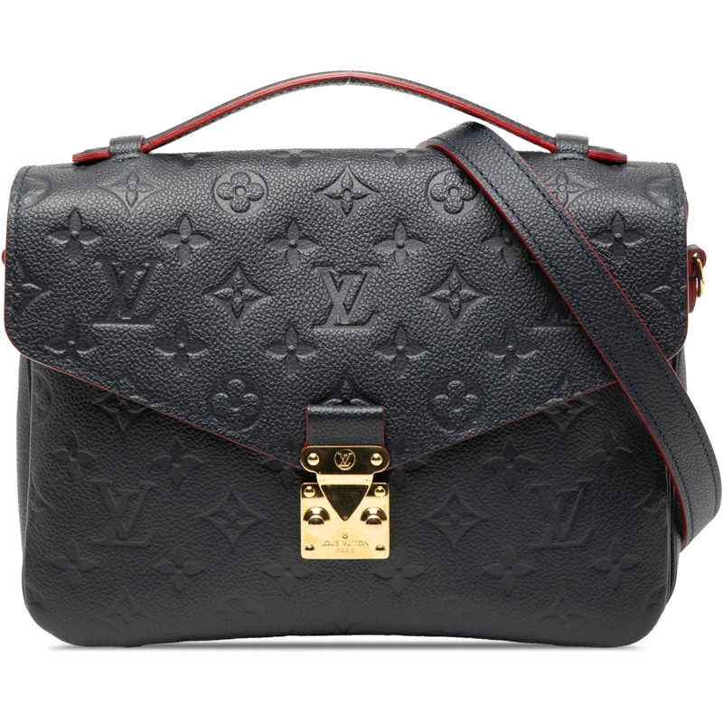 Louis Vuitton Schultertasche Monogram Empreinte Pochette Metis blau