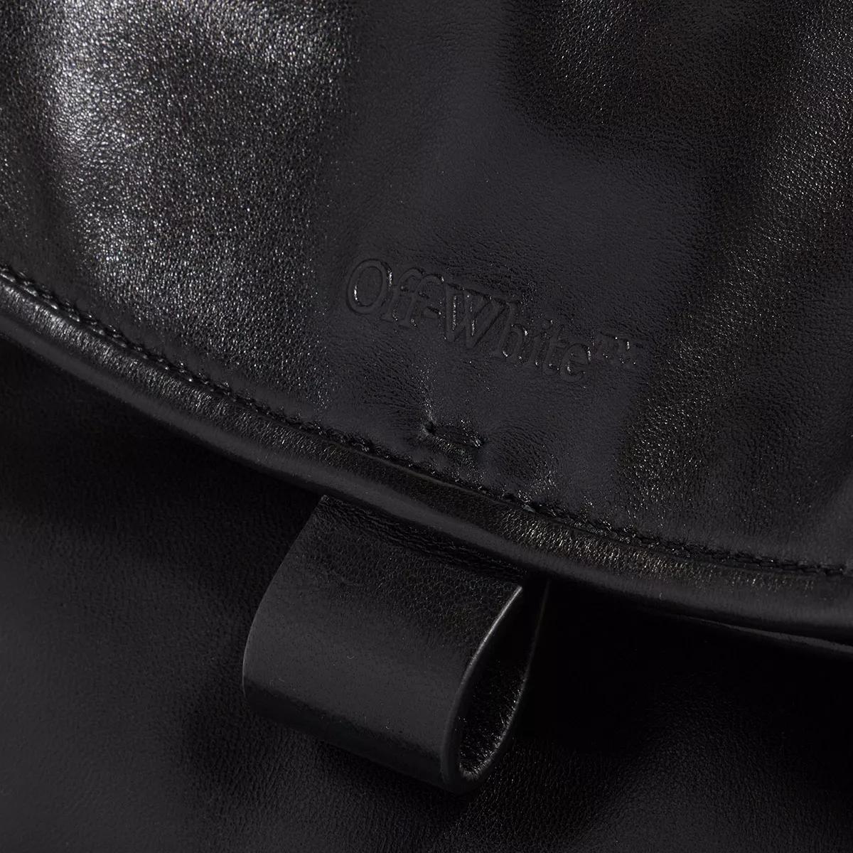 Off-White Booster Leather Shoulder Bag