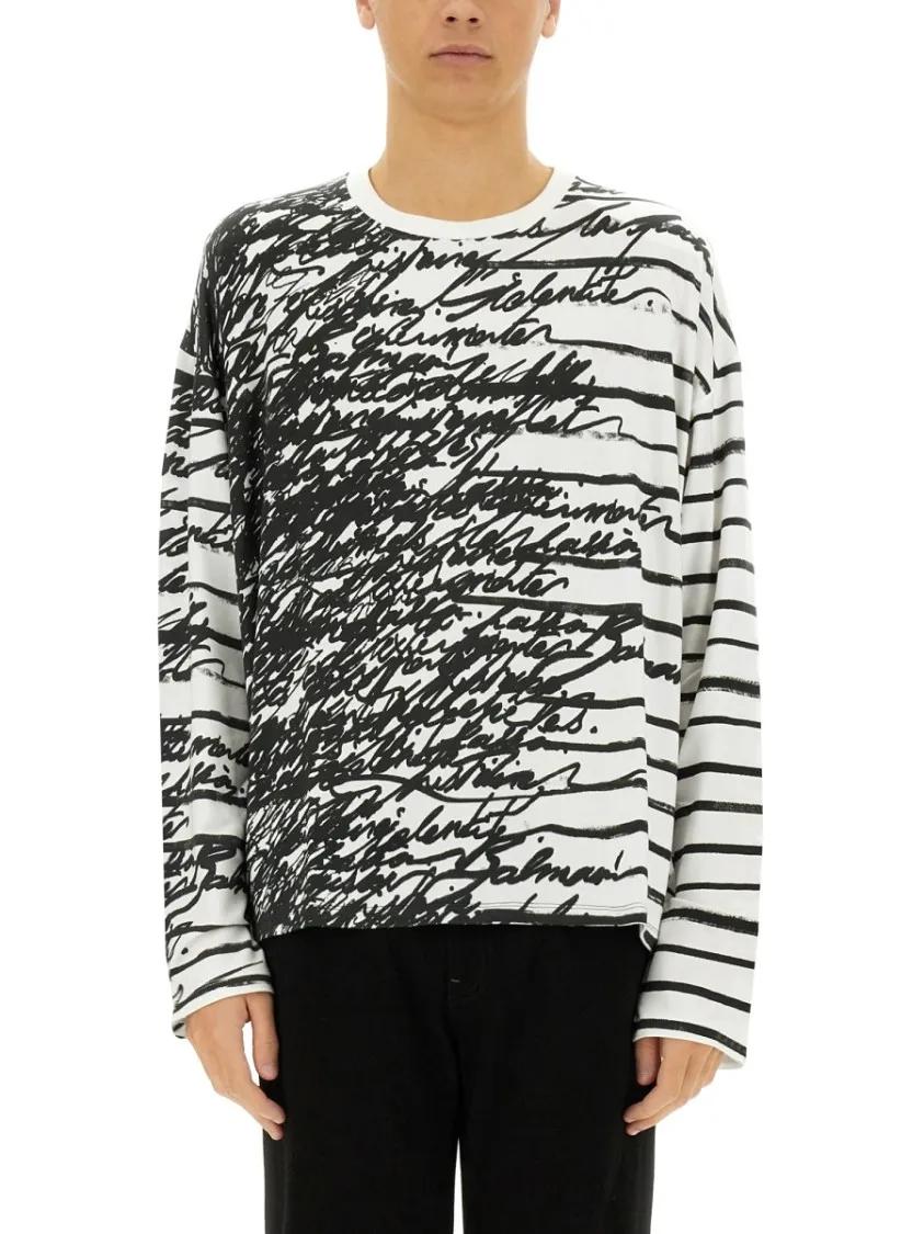 Thumbnail - Balmain - "Love Letter" T-Shirt - Größe S - bunt