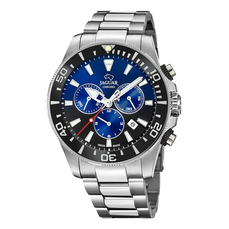 Jaguar Chronograph Executive Uhr Silber