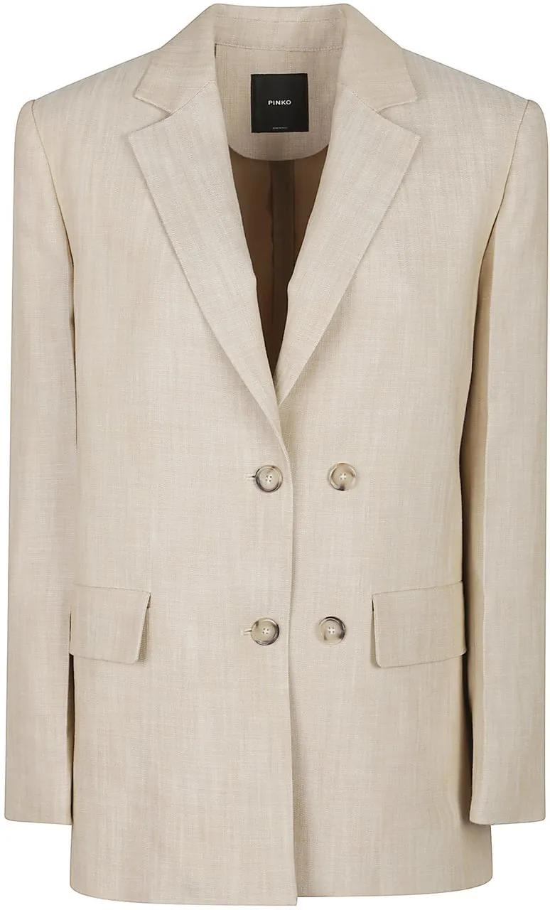 Thumbnail - Pinko - Elevation Jacket Nude & Neutrals - Größe 44 - beige
