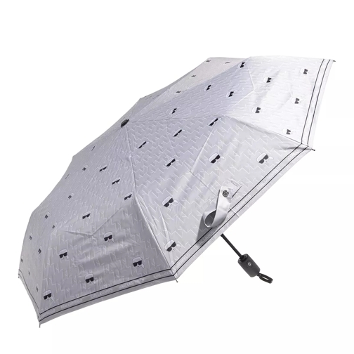 Karl Lagerfeld K/Ikonik Cc Mon Umbrella Grey Multi 