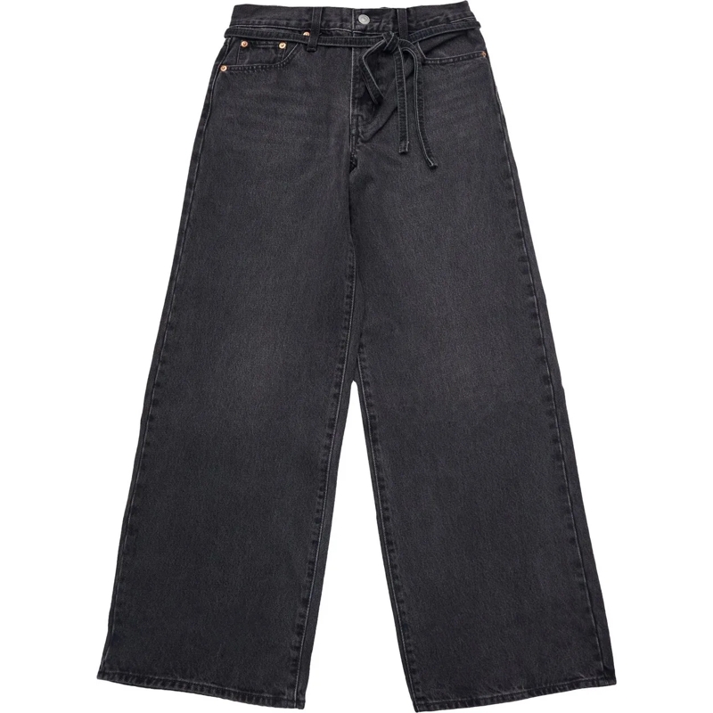 Levi's Jeans à jambe droite Jeans Woman XL Straight 'Influential Lady' Denim N schwarz