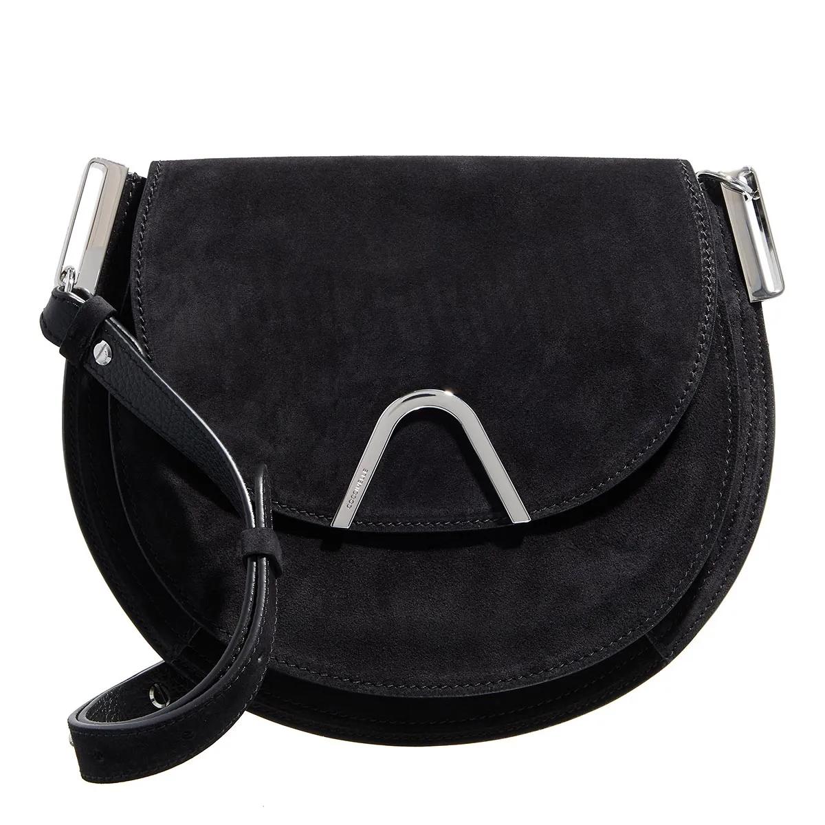 Coccinelle Crossbody Bags - Coccinellesunup Suede - Gr. unisize - in Schwarz - für Damen