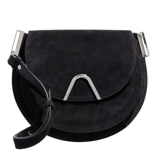 Coccinelle Coccinellesunup Suede Noir Sac à bandoulière