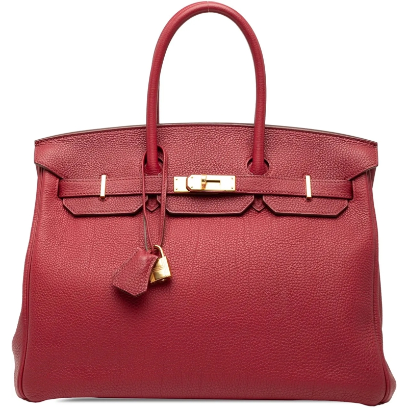 Hermès Tote Togo Birkin Retourne 35 rot