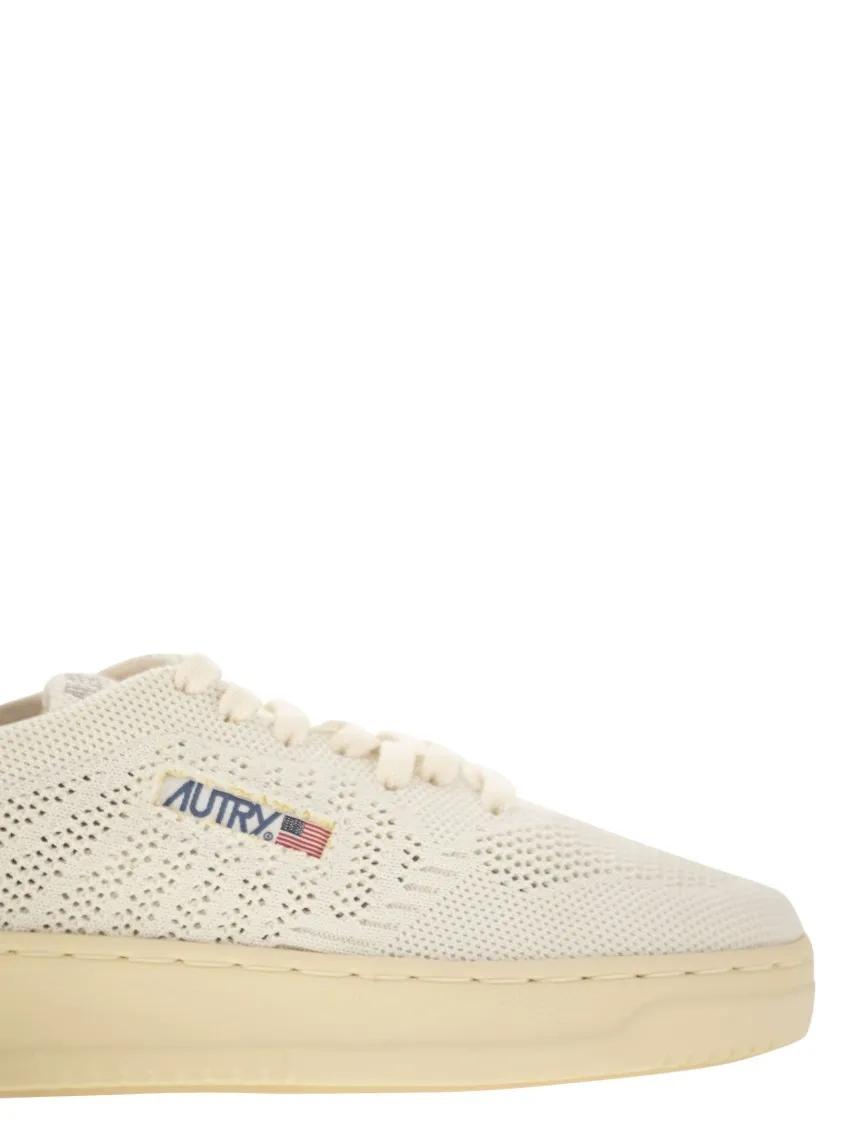 Thumbnail - Autry Low-Top Sneaker - Easeknit - Perforated Fabric Trainers - Gr. 39 (EU) - in Beige - für Damen