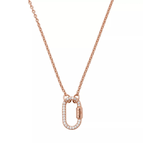 Emporio Armani Women's Sterling Silver Chain Necklace EG3527221 Rose Gold Collier moyen
