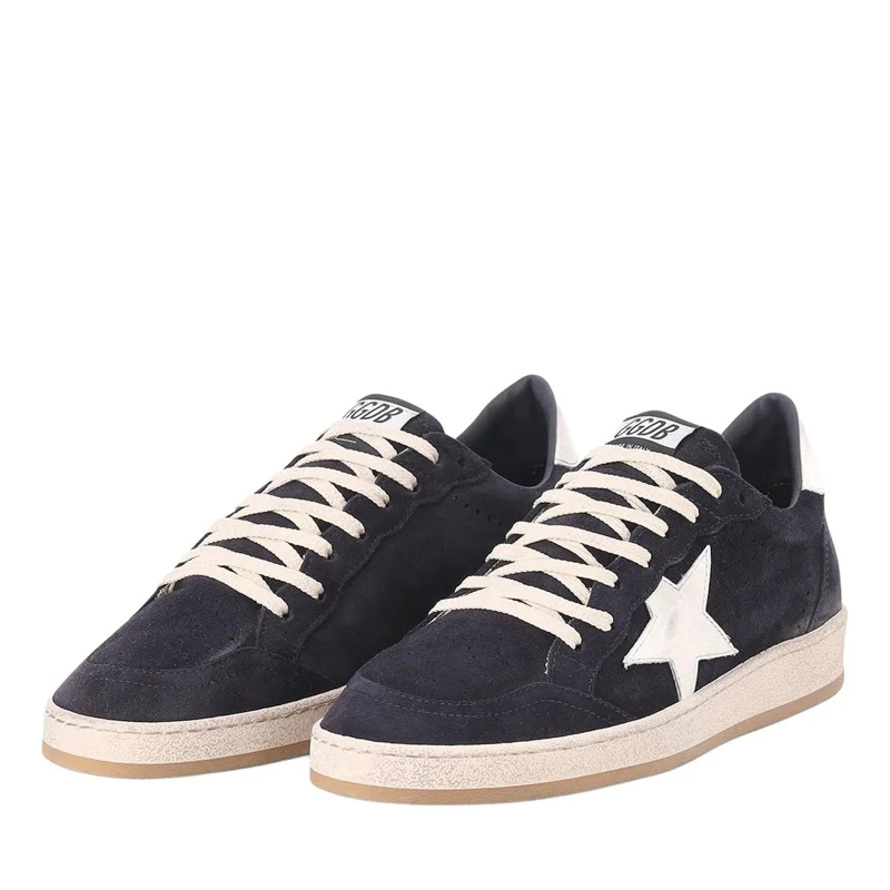 Golden Goose Schnürschuhe Sneaker Ball Star dunkelblau