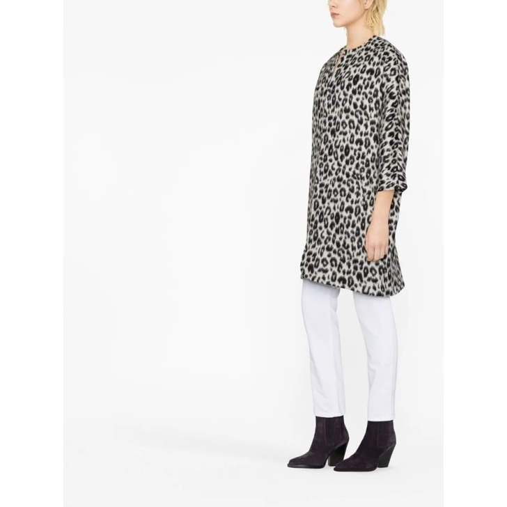 Isabel marant leopard coat hotsell