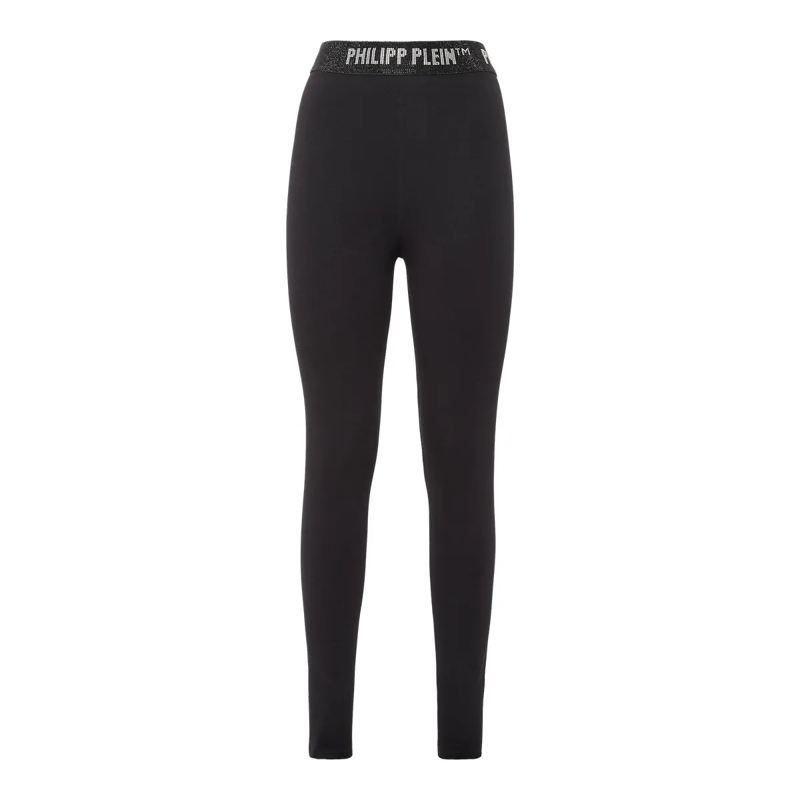 Philipp Plein Leggings Leggings Mit Schmucksteinen schwarz