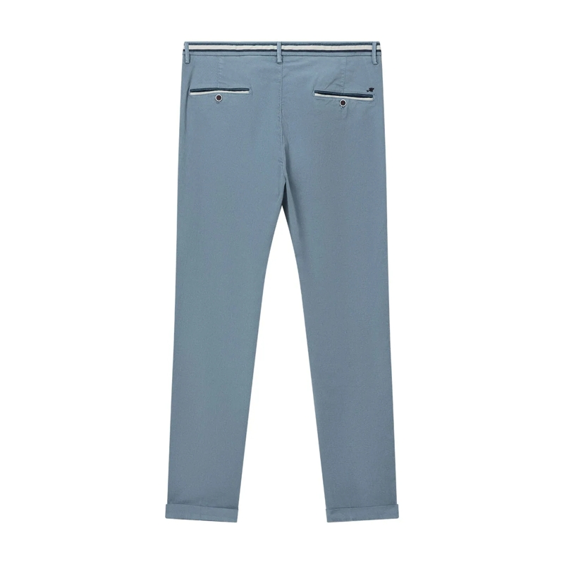 Mason's Freizeithose Slim-Fit Chinohose Torino Summer blau(Image 2)