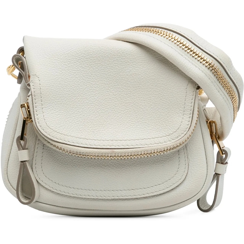 Tom Ford Sac à bandoulière Mini Calfskin Jennifer Crossbody weiß