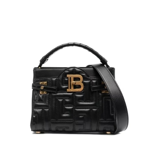 Balmain B-Buzz 22 Black Bag Black Borsetta a tracolla