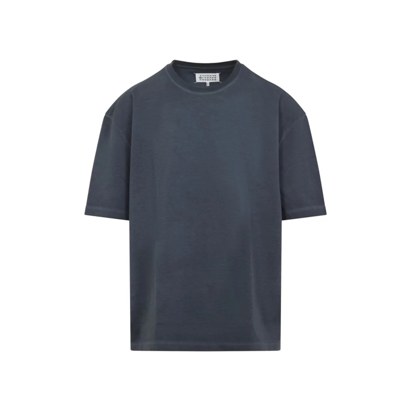 Maison Margiela T-Shirt Relaxed Fit Grey Cotton T-Shirt Grey