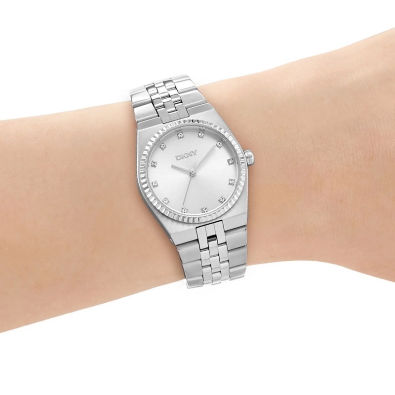 DKNY Quarzuhr Quarzuhr Essentials Watch silber(Image 5)