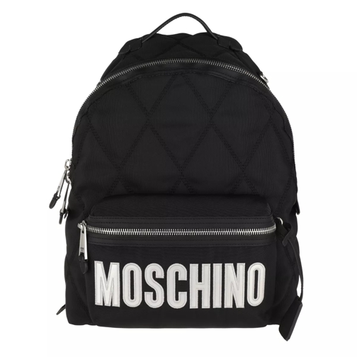 Moschino Backpack Black Fantasy Print Sac à dos