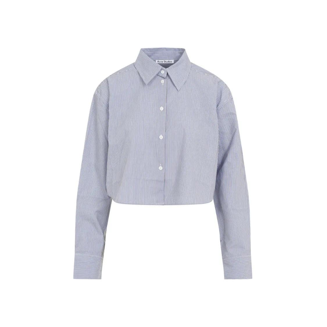 Acne Studios - Sky Blue Cotton Blouse - Größe 38 - blau