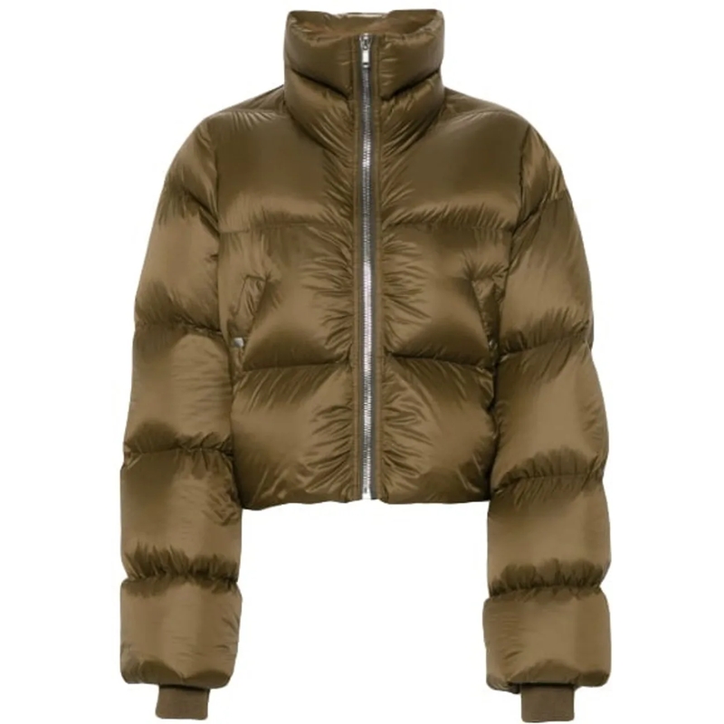 Rick Owens Veste de transition Giacca Piumino Turtle Jacket Bean grün