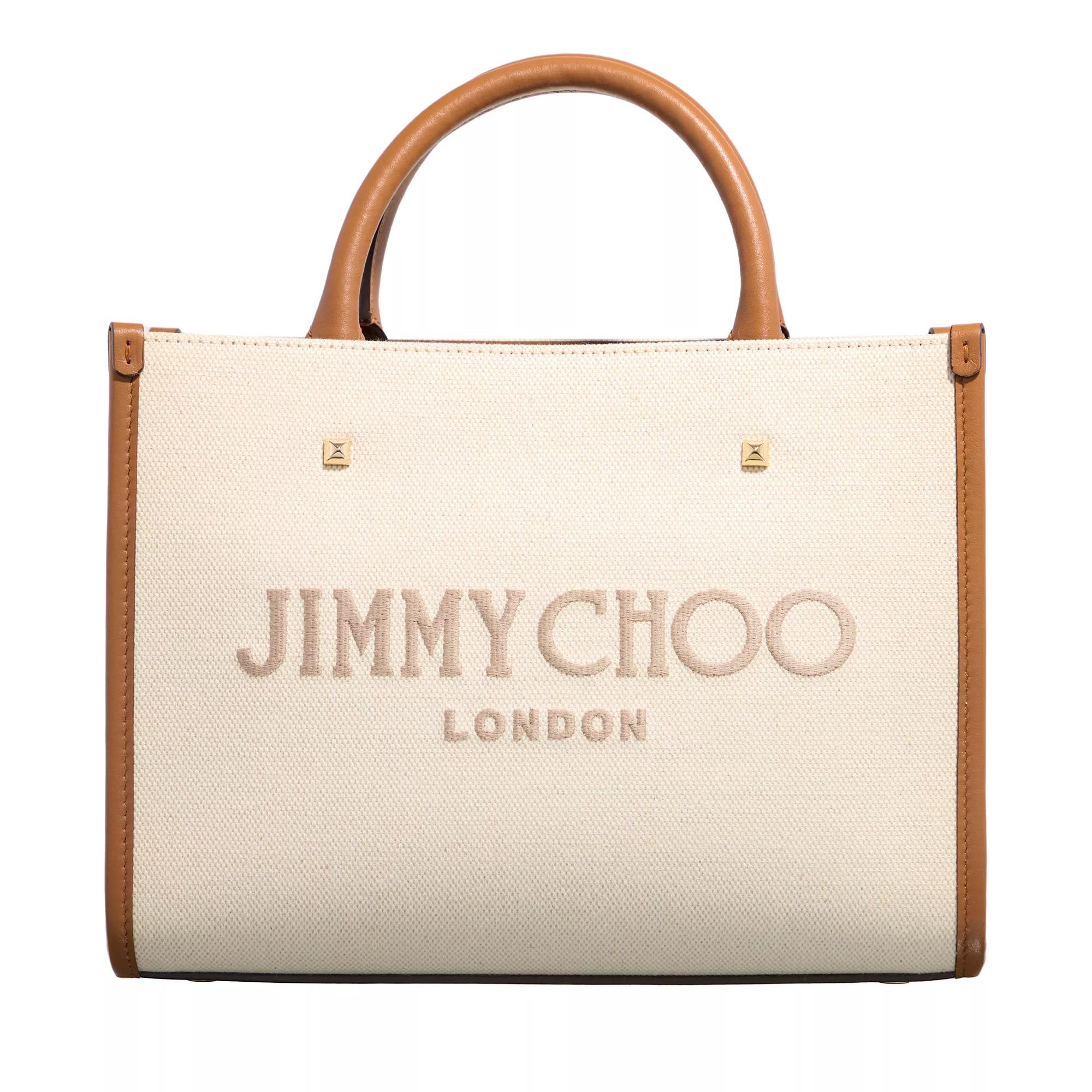 Jimmy Choo Tote - Avenue Small Tote Bag - Gr. unisize - in Beige - für Damen