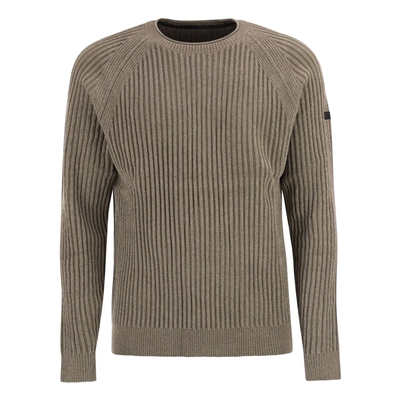 Rrd Trui Velvet Rave Round Knit - Crew Neck Jumper Brown