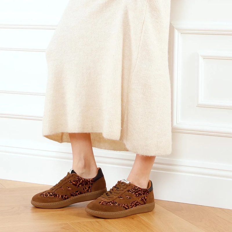 Ash Lage-top sneaker Sunset03 Calf Suede Land/Pony Line(Image 3)