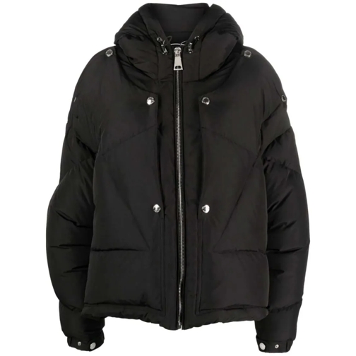 Khrisjoy Übergangsjacke Black Hooded Zip-Up Padded Jacket Black