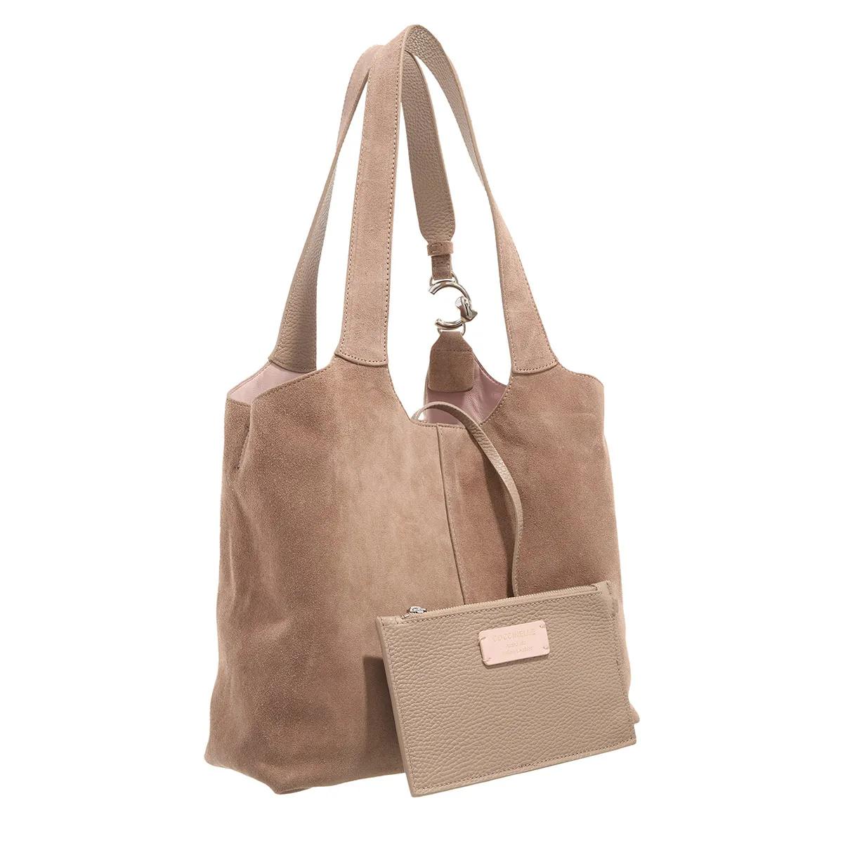 Coccinelle Shoppers & Totes C-Easy Suede in taupe