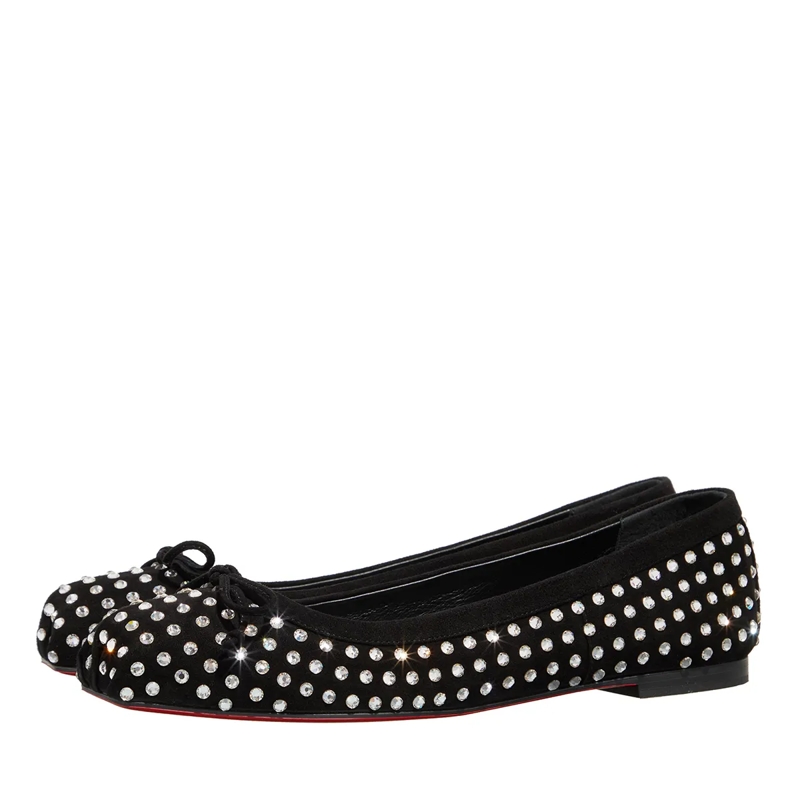 Christian Louboutin Ballerinas Mamadrague Strass Boum Black / Crystal