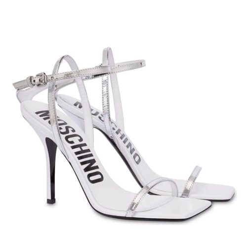 Moschino Sandales à talons Sandals Silver silber