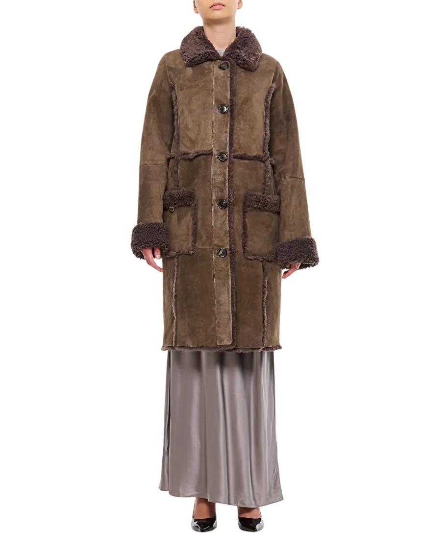 Saks Potts - Emma Long Coat - Größe S - grau