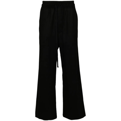 Thom Krom  M P 6 Straight Leg Stretch-Wool Pants Black