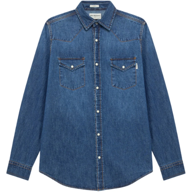 ROY ROGER'S Haut décontracté Shirts Denim blau