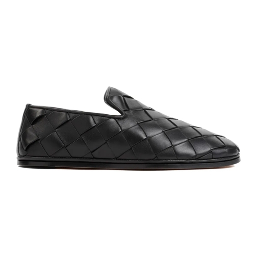 Bottega Veneta Ballerina Sunday Black Nappa Lamb Leather Slippers Black