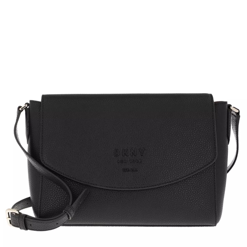 DKNY Noho Flap Messenger Black/Vicuna Crossbody Bag
