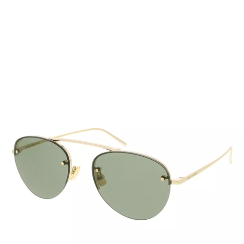 Saint Laurent SL 575 GOLD-GOLD-GREEN Sunglasses