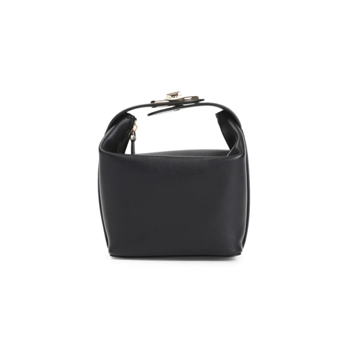 Valentino Vlogo The Bold Edition Black Lamb Leather Mini Bag Black Schultertasche