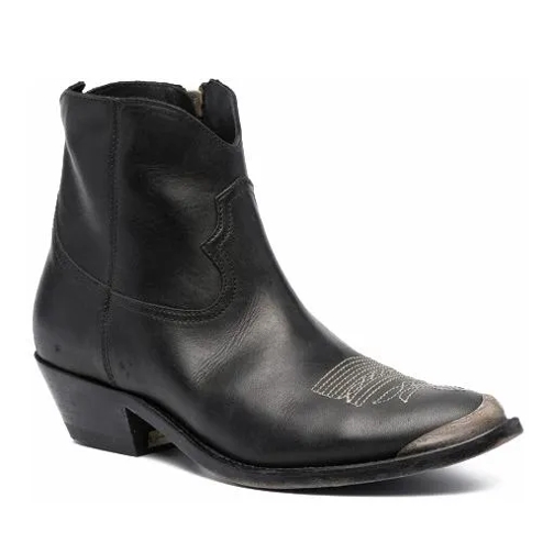 Golden Goose Black Western Ankle Boots Black Ankle Boot