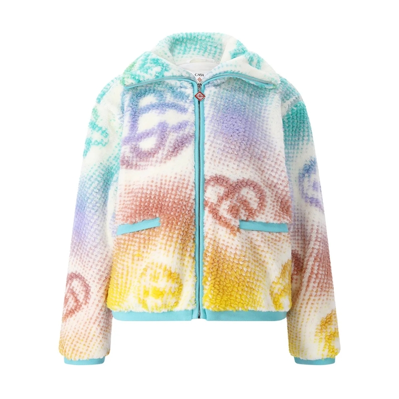 Casablanca Übergangsjacke Jacke aus Fleece mehrfarbig