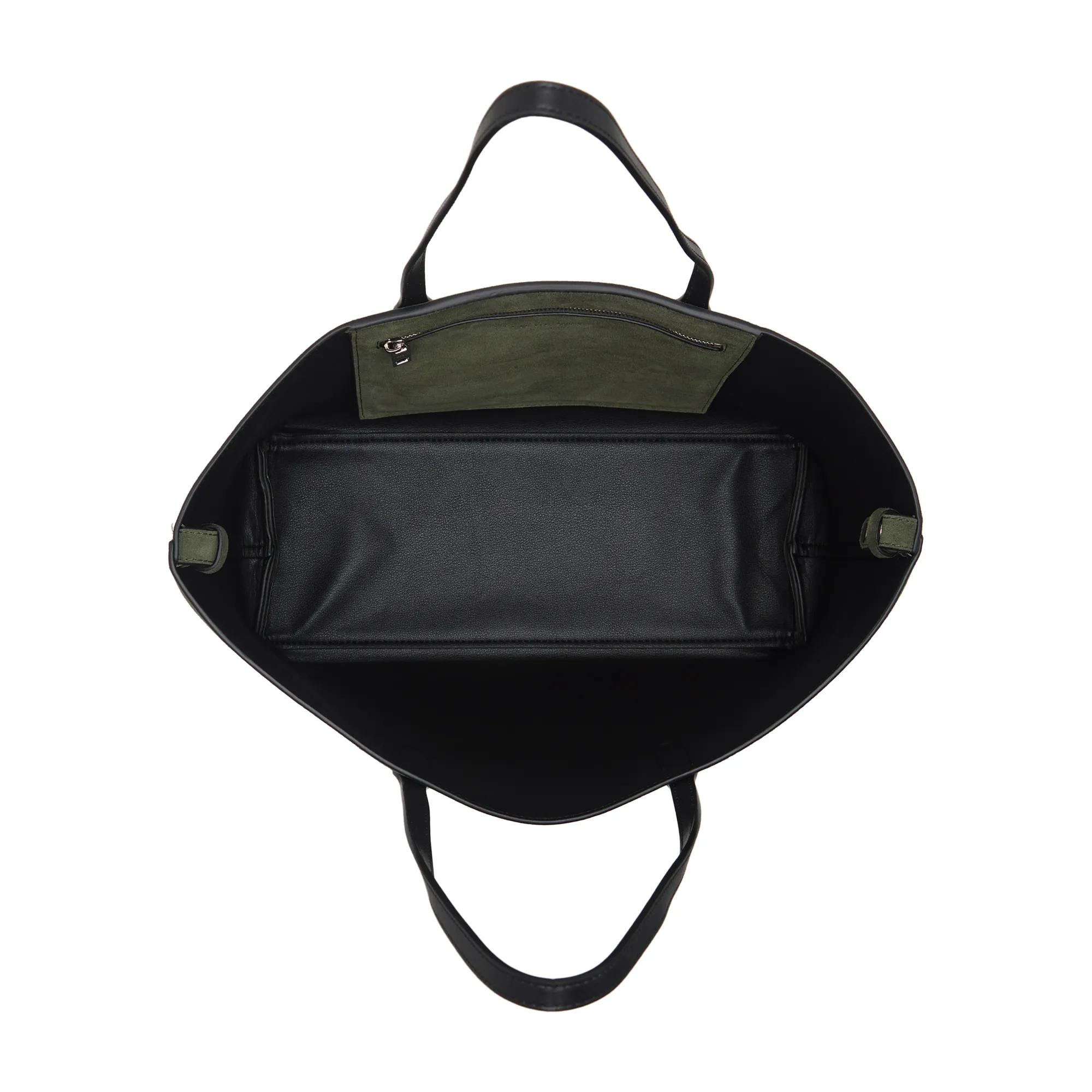 Thumbnail - Liebeskind Berlin Shopper - Monogram Diagonal Hydro Suede Shopper M - Gr. unisize - in Grün - für Damen