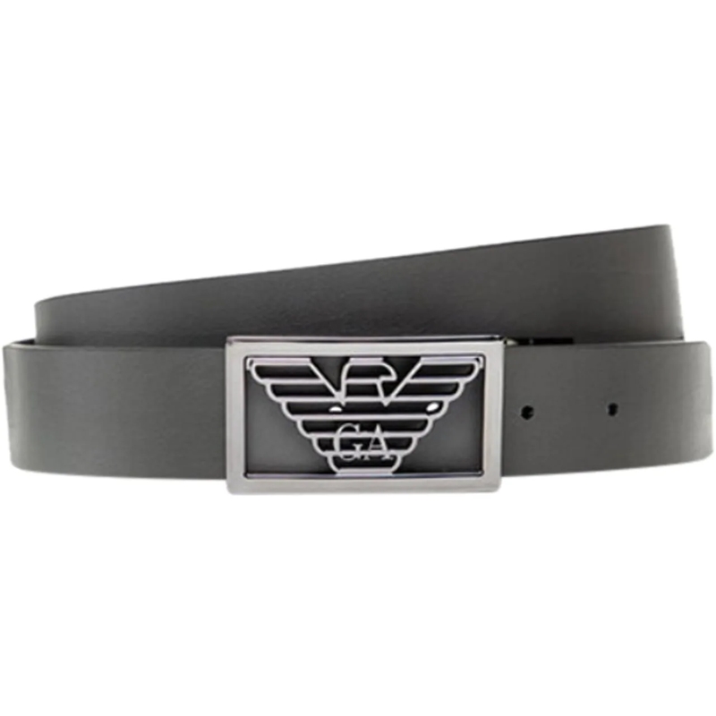 Emporio Armani Ledergürtel Belts Black schwarz
