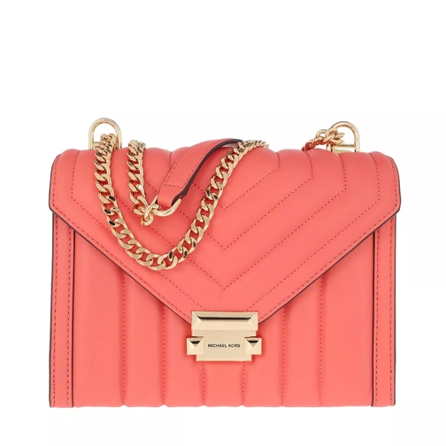 MICHAEL Michael Kors Whitney LG Shoulder Bag Pink Grapefruit Envelope Bag