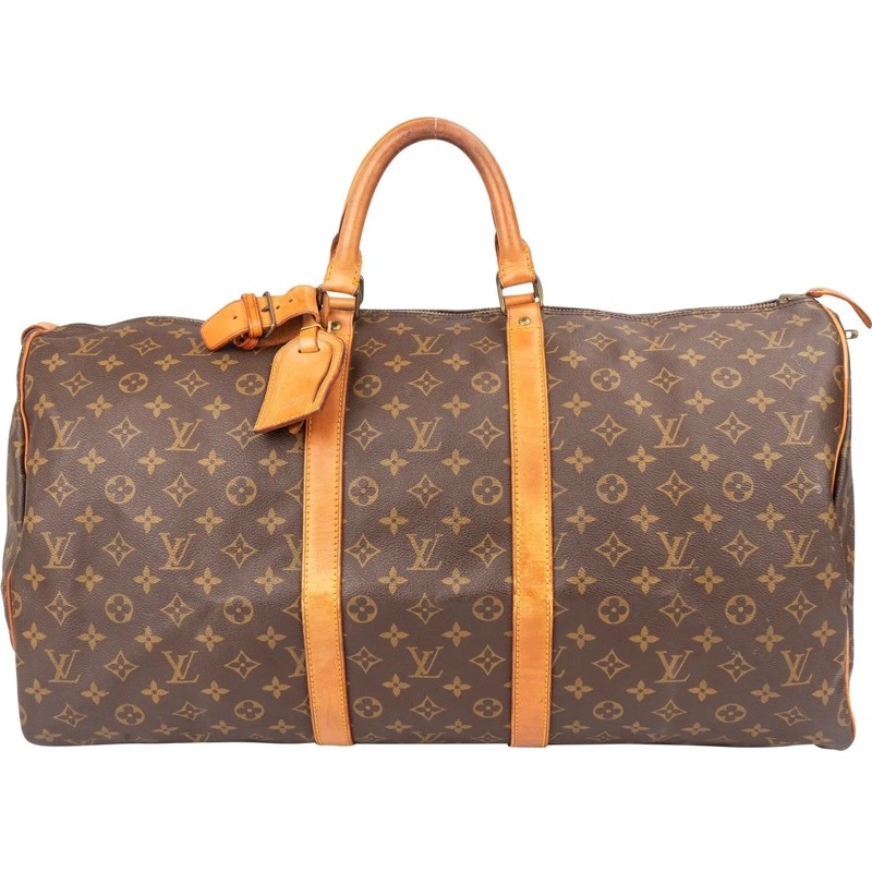 Louis Vuitton Tote Louis Vuitton Canvas Mongram Keepall 55 braun