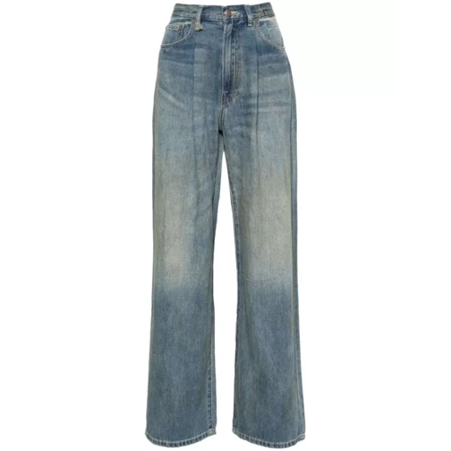 R13 Damon Wide-Leg Jeans Blue 