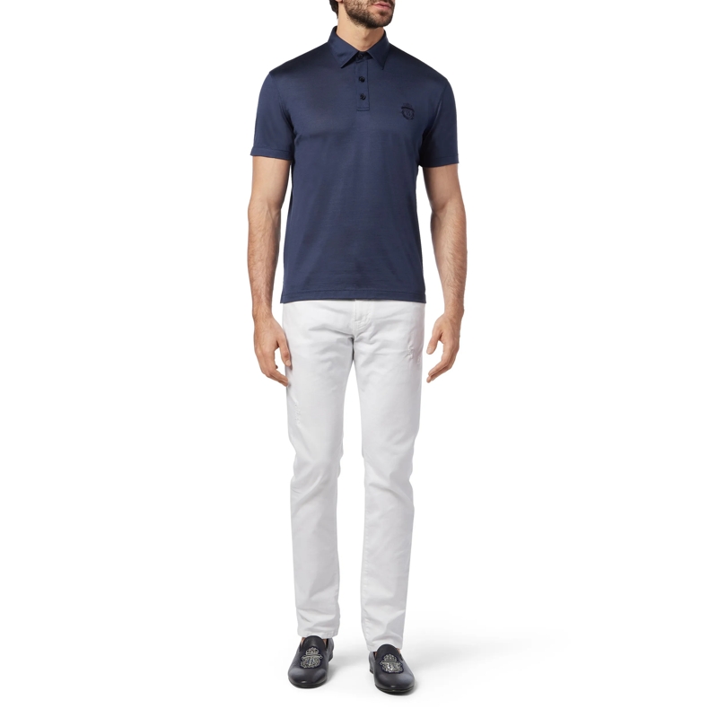 BILLIONAIRE Top Poloshirt Crest dunkel-blau(Image 3)