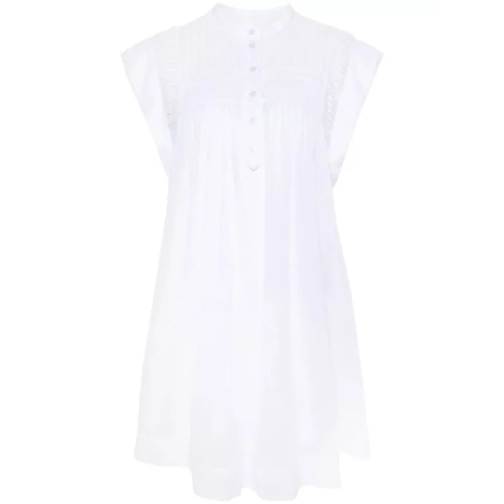 Etoile Isabel Marant White Leazali Mini Dress White 