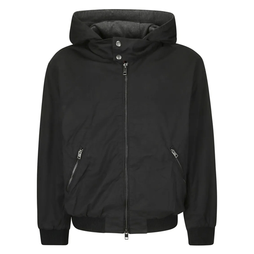 Diesel Bomberjacks Padded Hooded Jacket Black