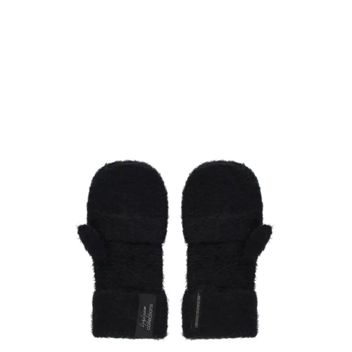 Yohji Yamamoto  Black Boucle Gloves Black